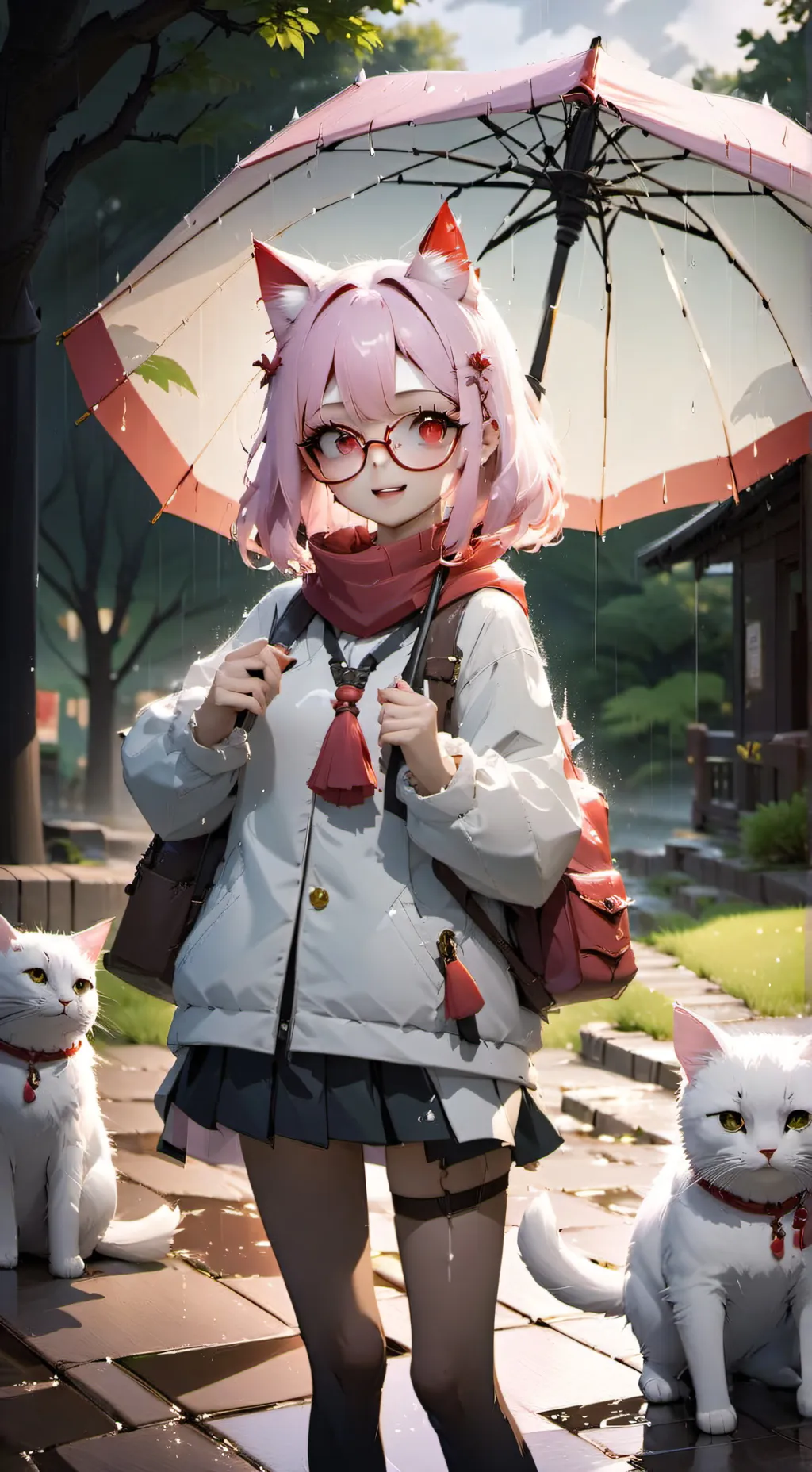 ai character: Cherry background