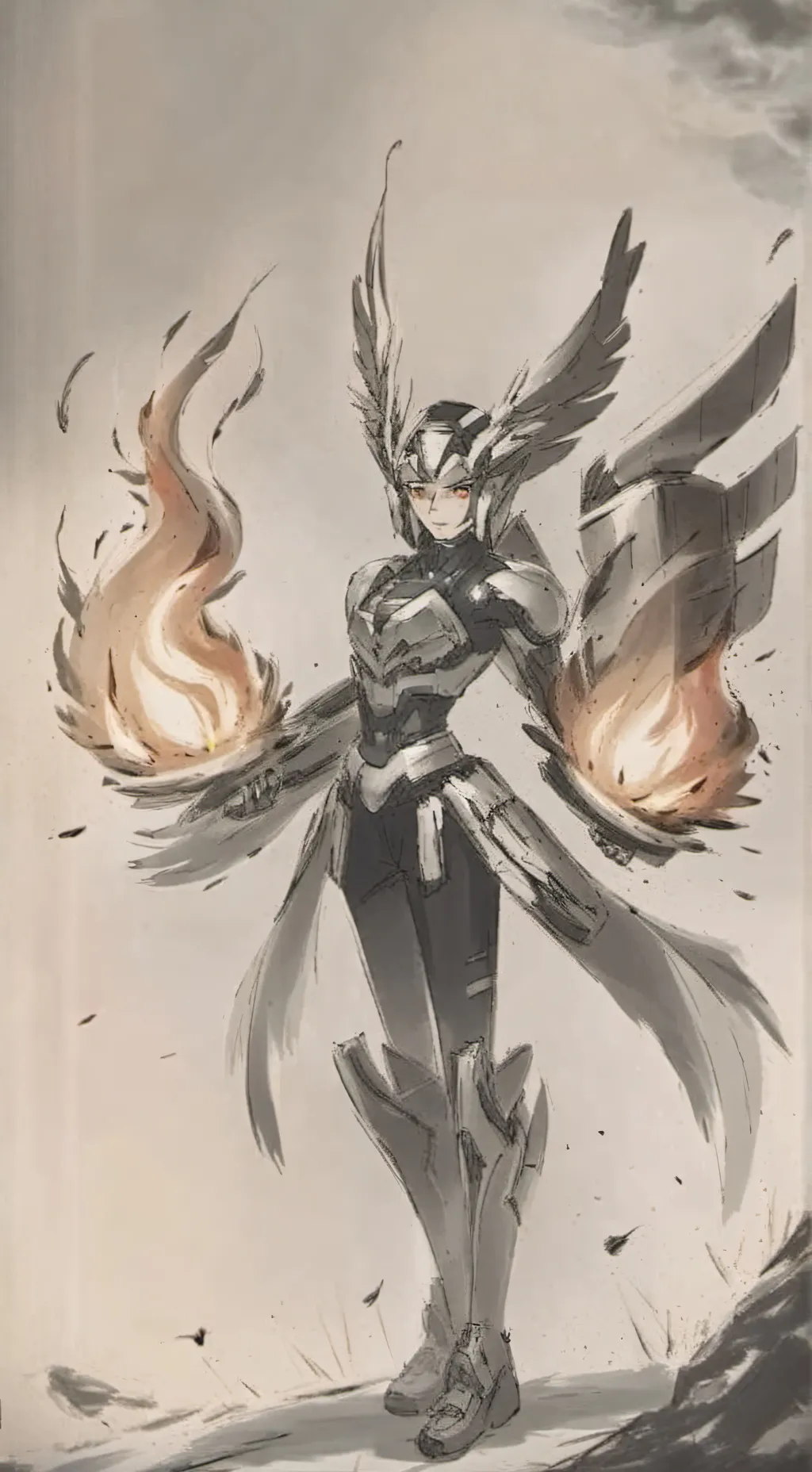 ai character: Blazewing background