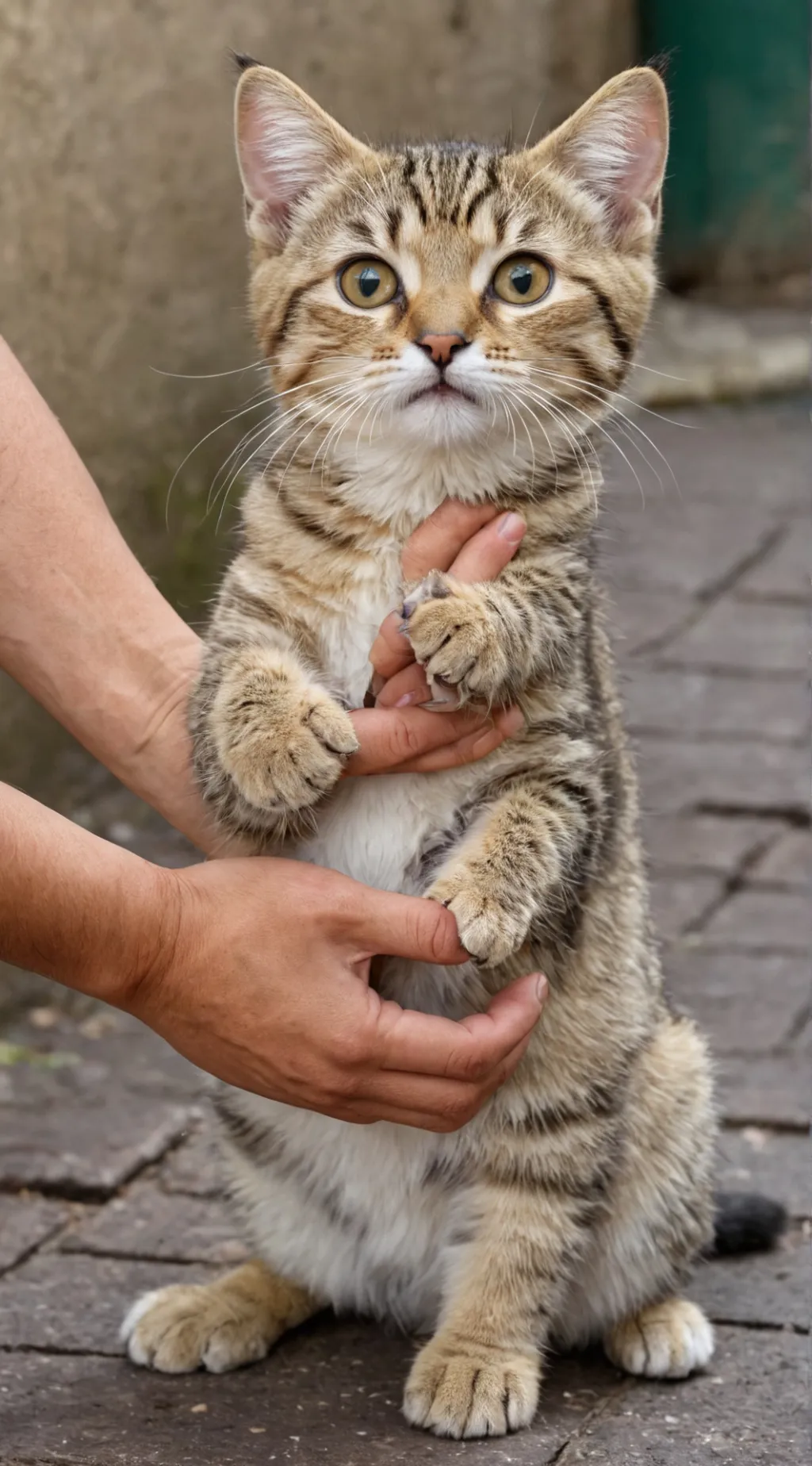 ai character: Tu gato background