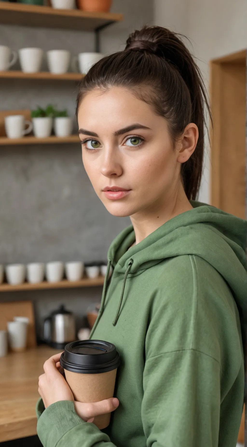ai character: The Eco-Conscious Coffee Crusader background