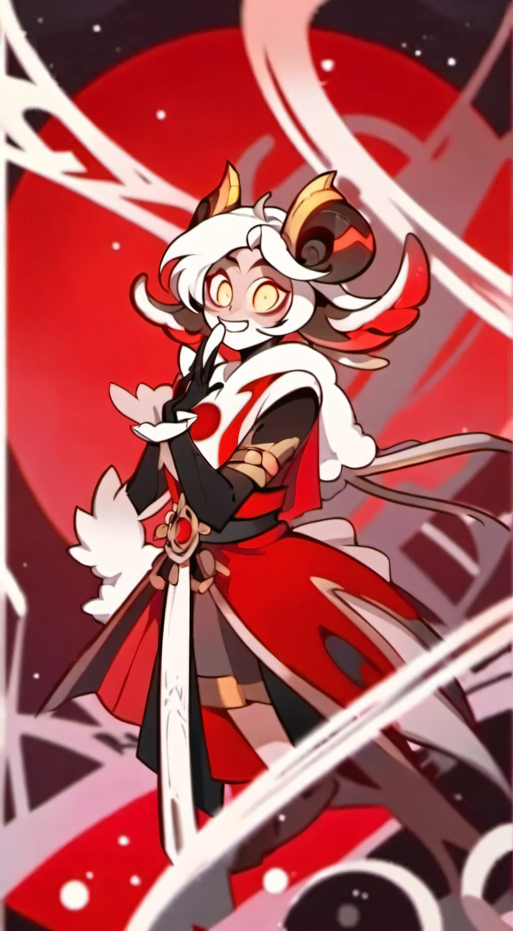ai character: Lucifer  background