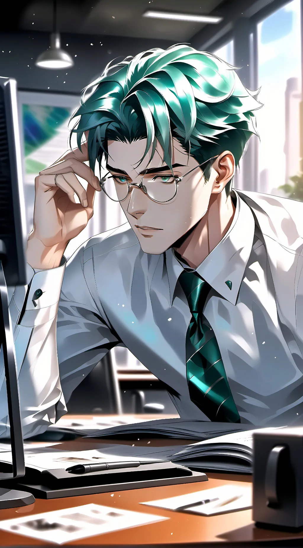 ai character: [|•~°ADRIEN°~•|] background