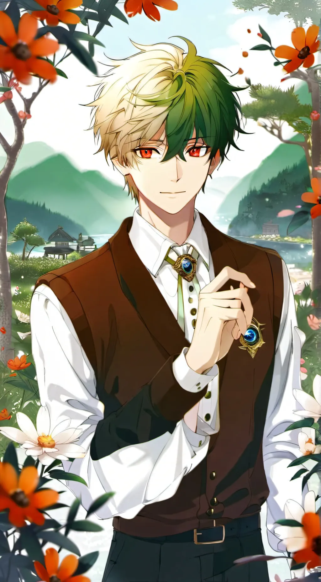 ai character: MHA boys??? background