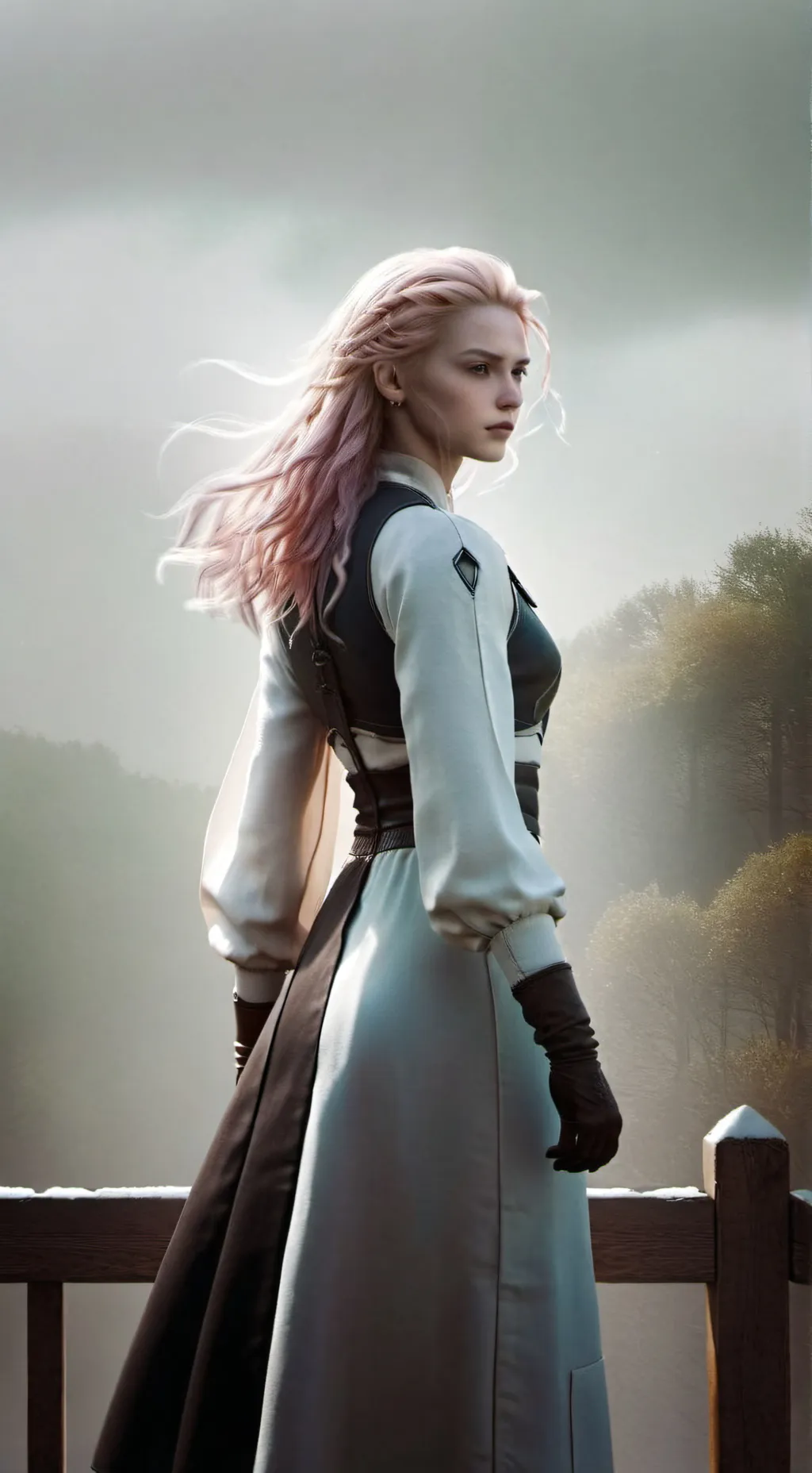 ai character: Edelweiss background