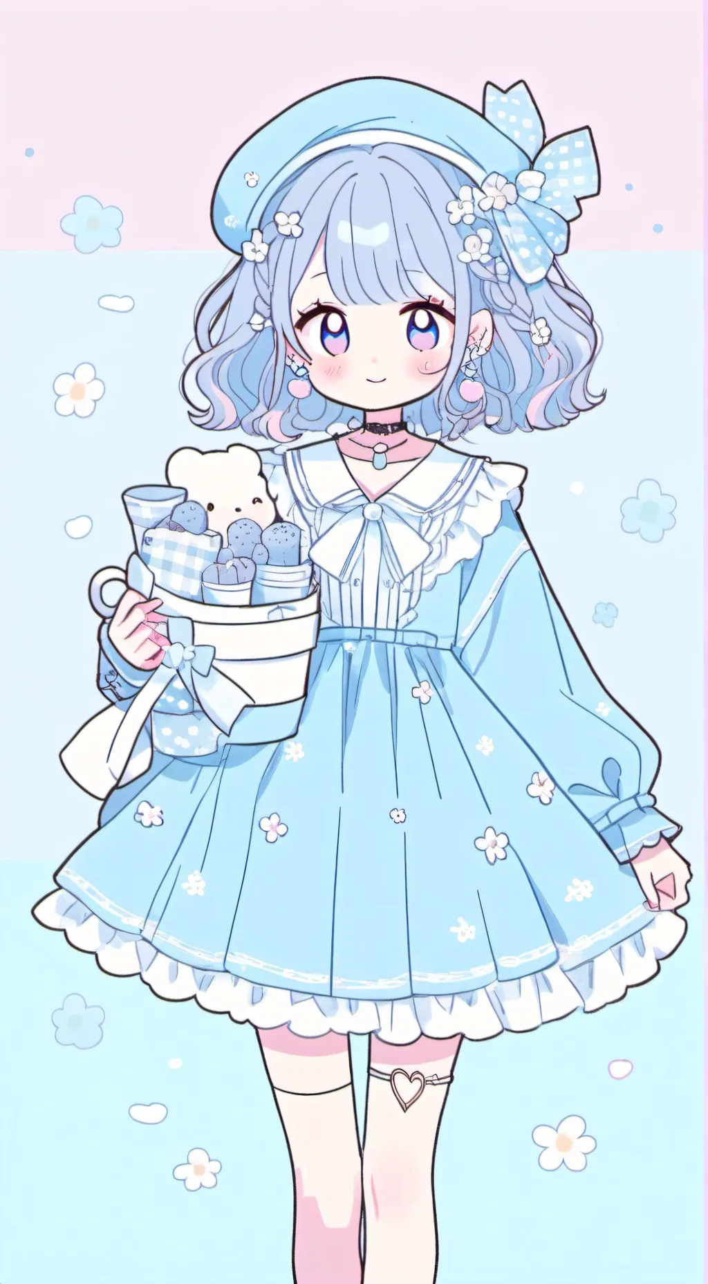 ai character: 🪷Monica🪷 background