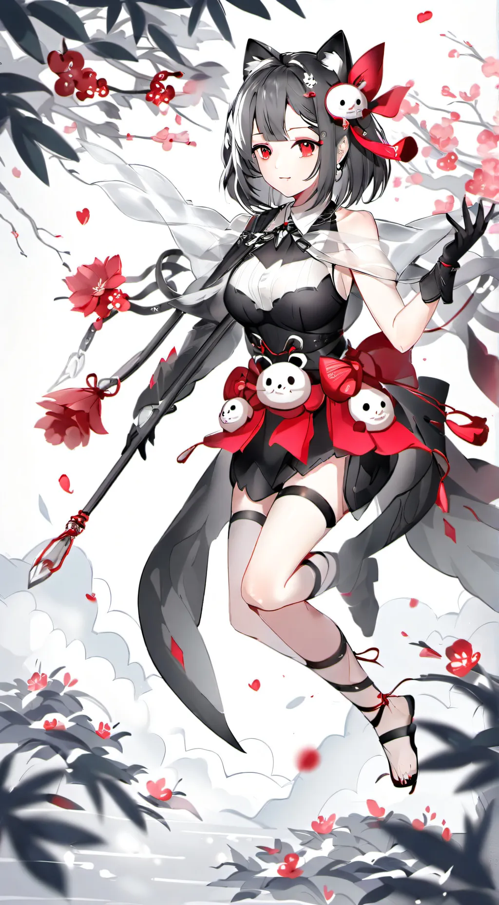 ai character: cat lover☆♡ background