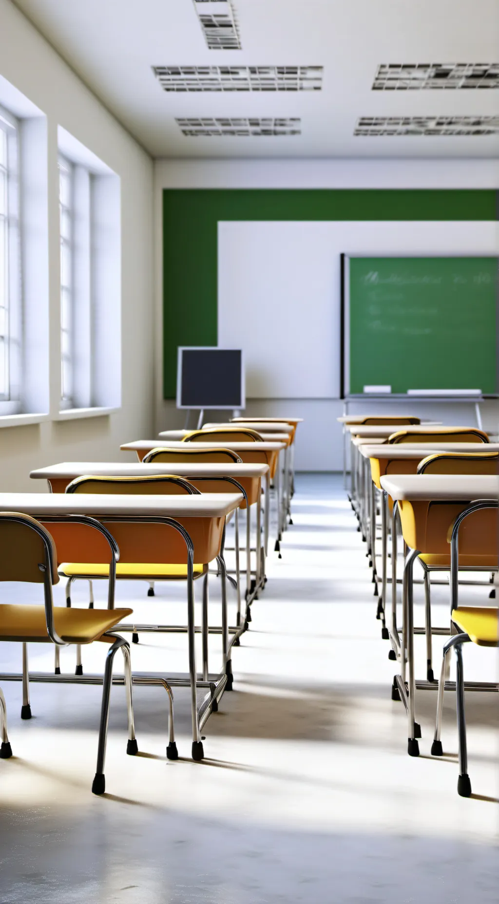 ai character: classroom  background