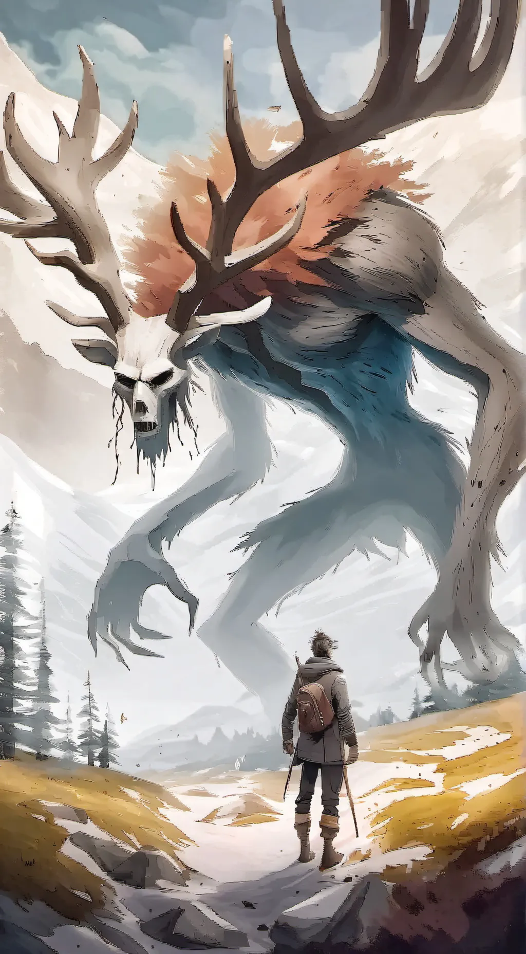 ai character: the wendigo  background