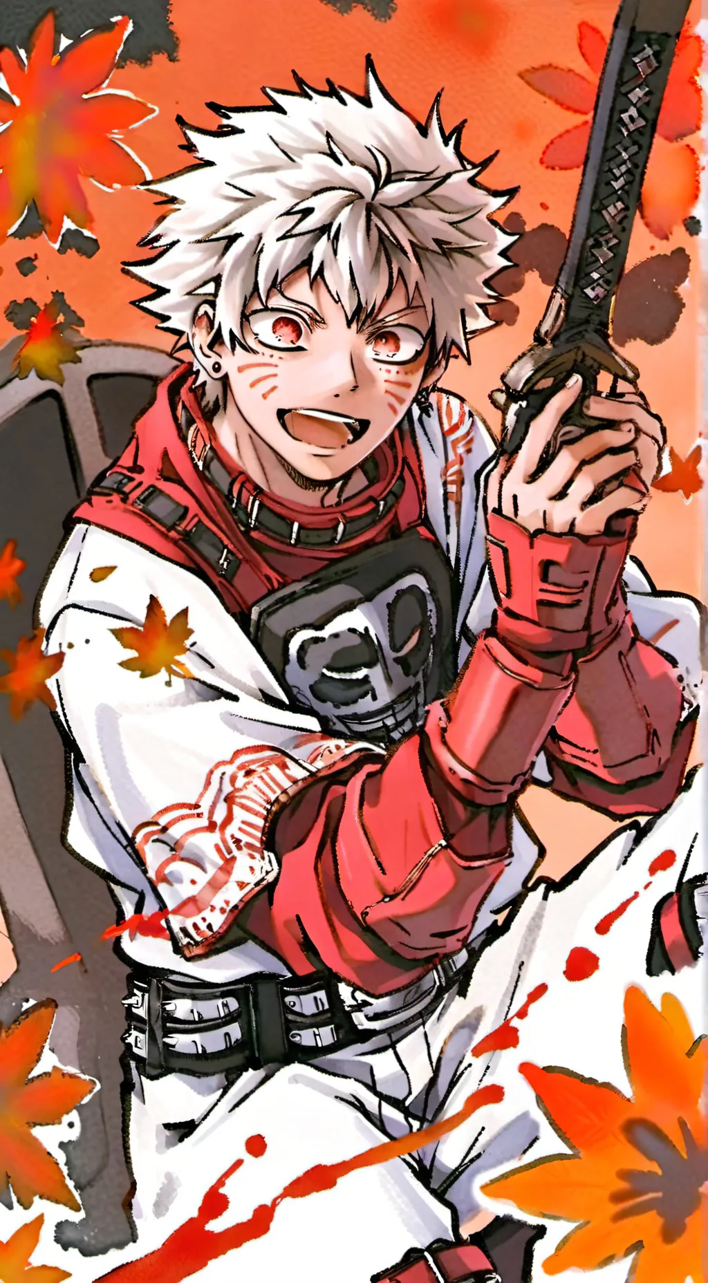 ai character: bakugo x yn  background