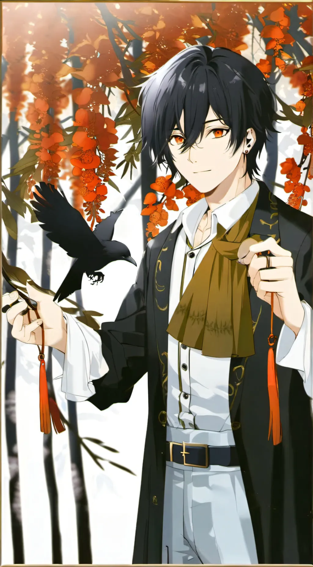 ai character: kny way to hashira background