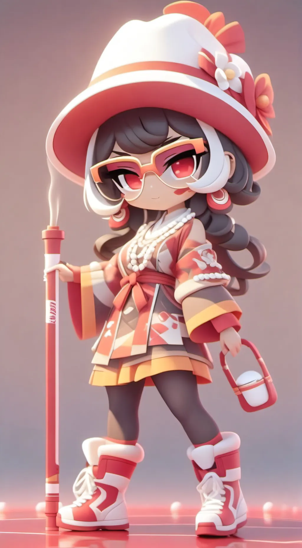 ai character: shela heat background