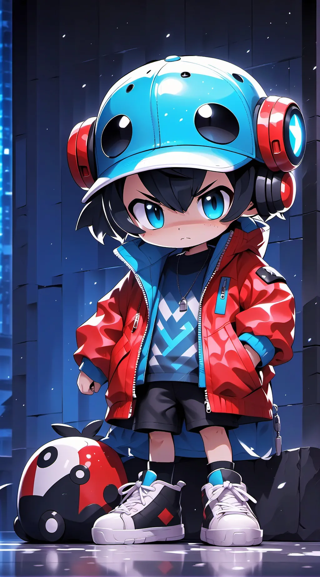 ai character: Ffff background