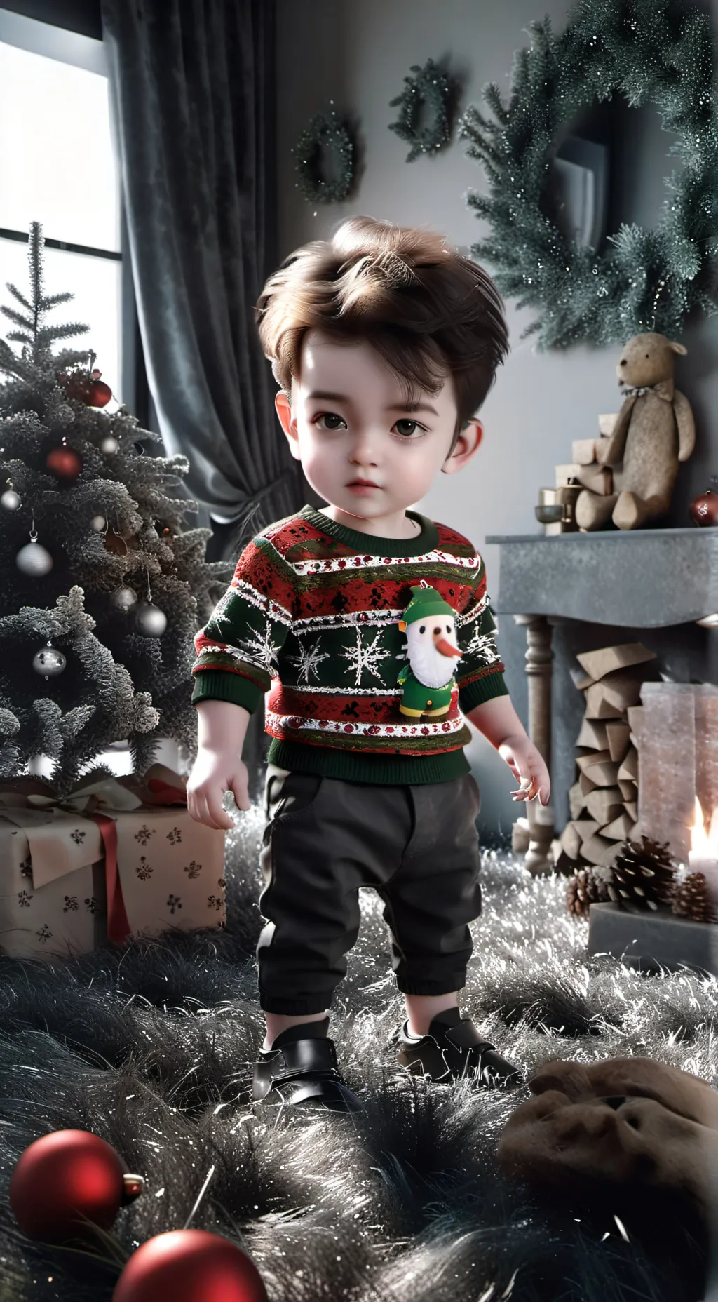 ai character: December babies background