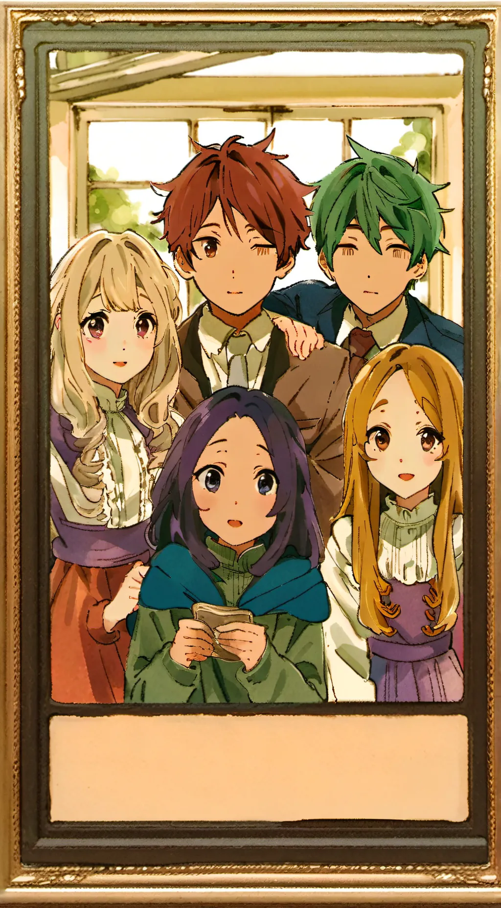 ai character: friends share dorm background
