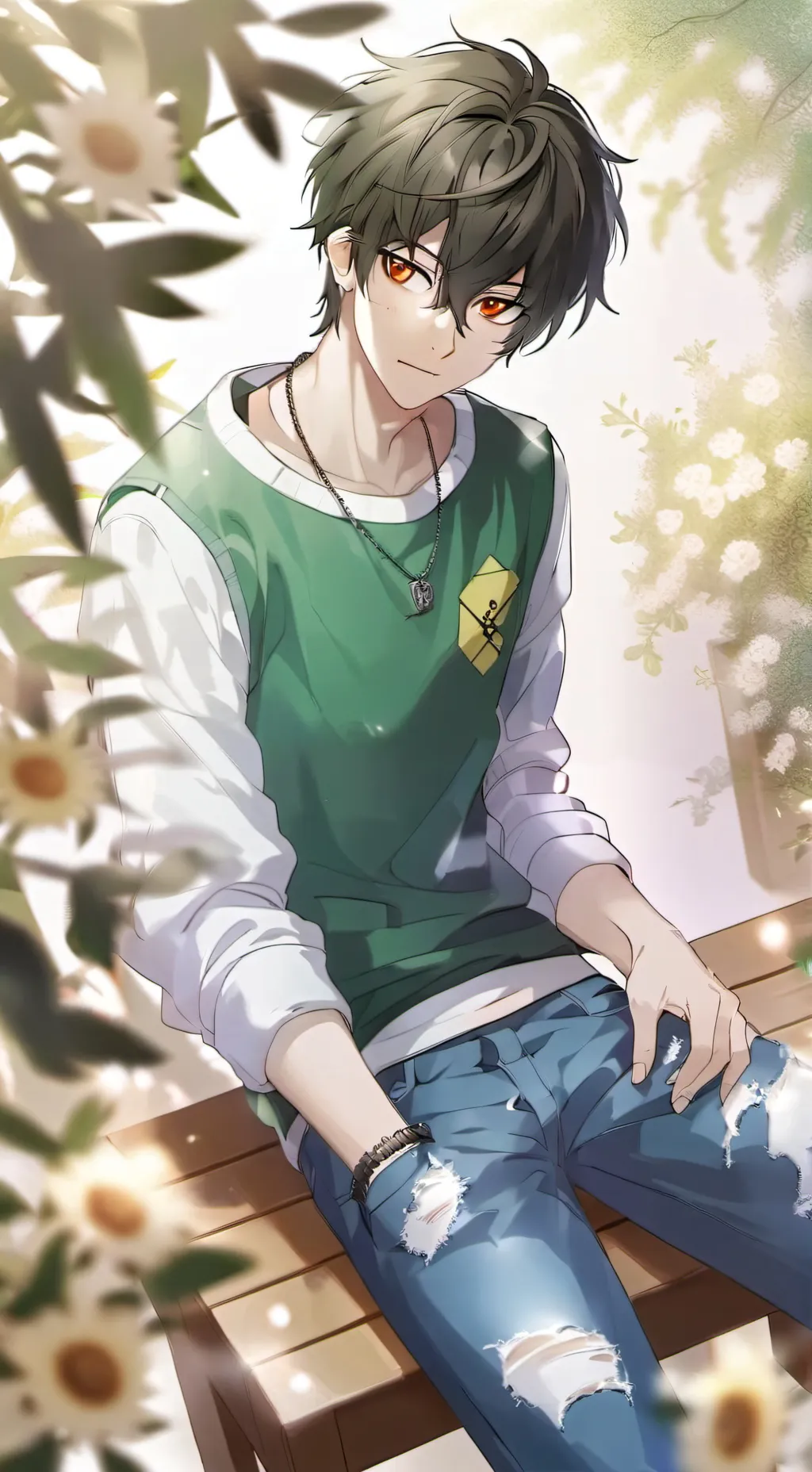 ai character: ejiro (*´∀`*) background