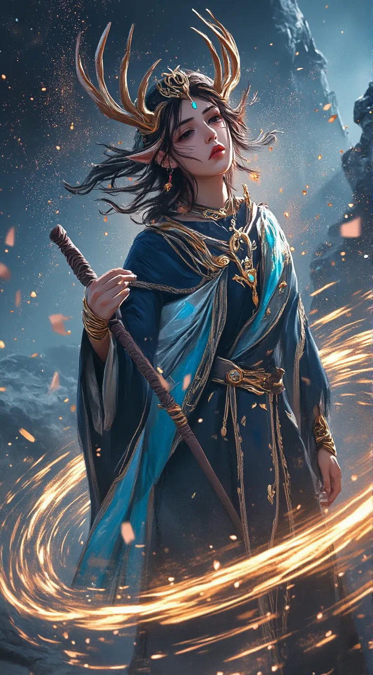 ai character: magical  background