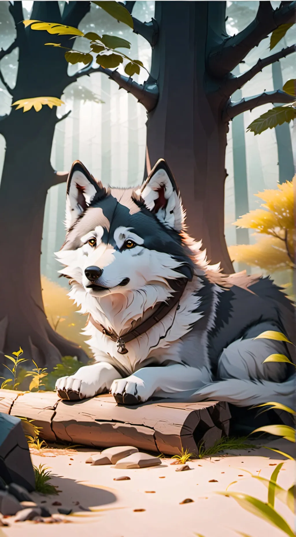 ai character: Your Wolf Friend background