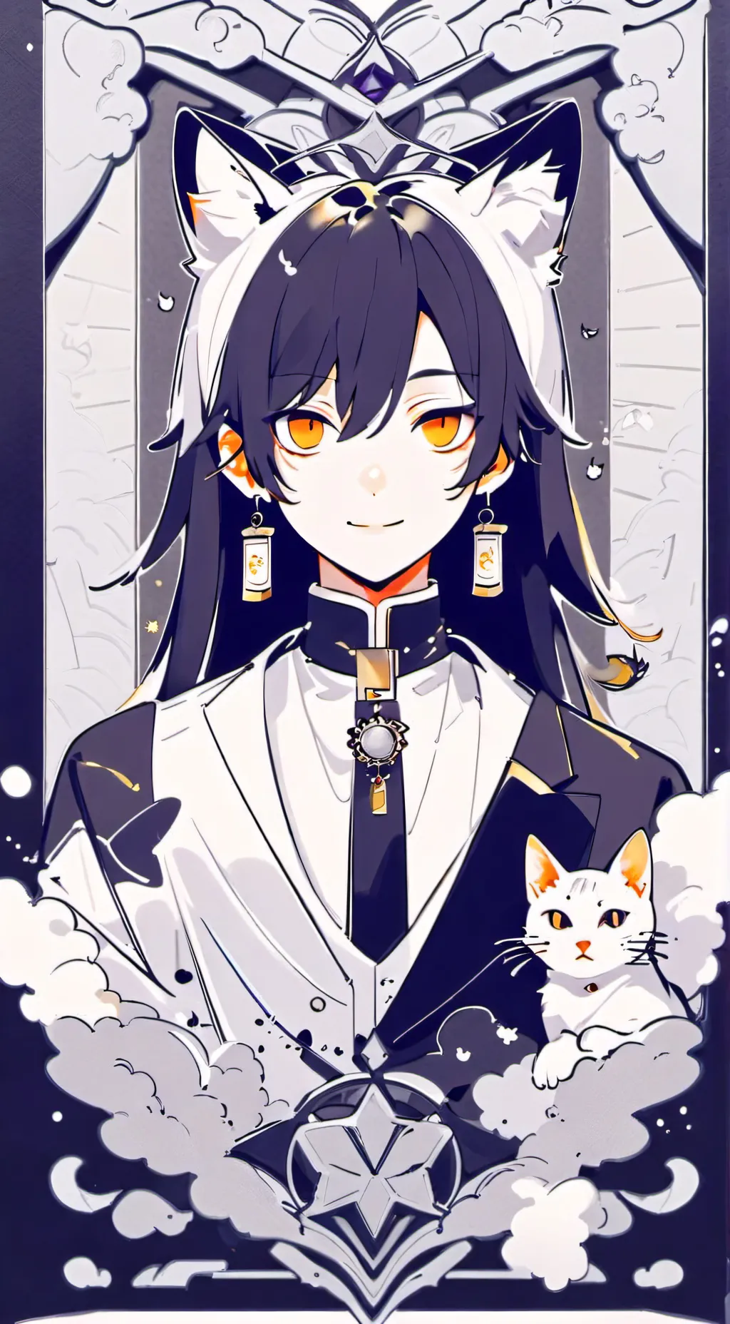 ai character: Smiling Critters background