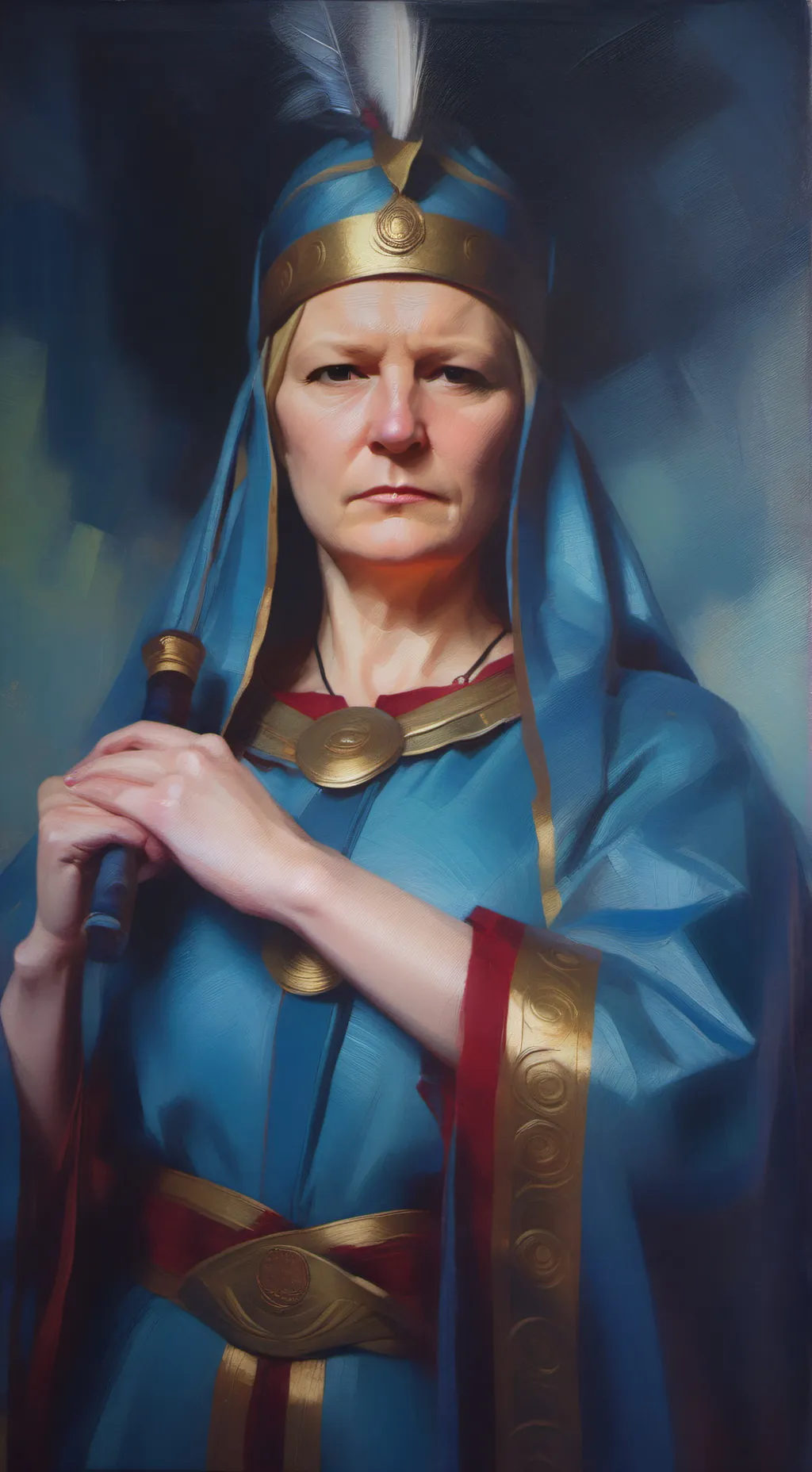 ai character: оксана background