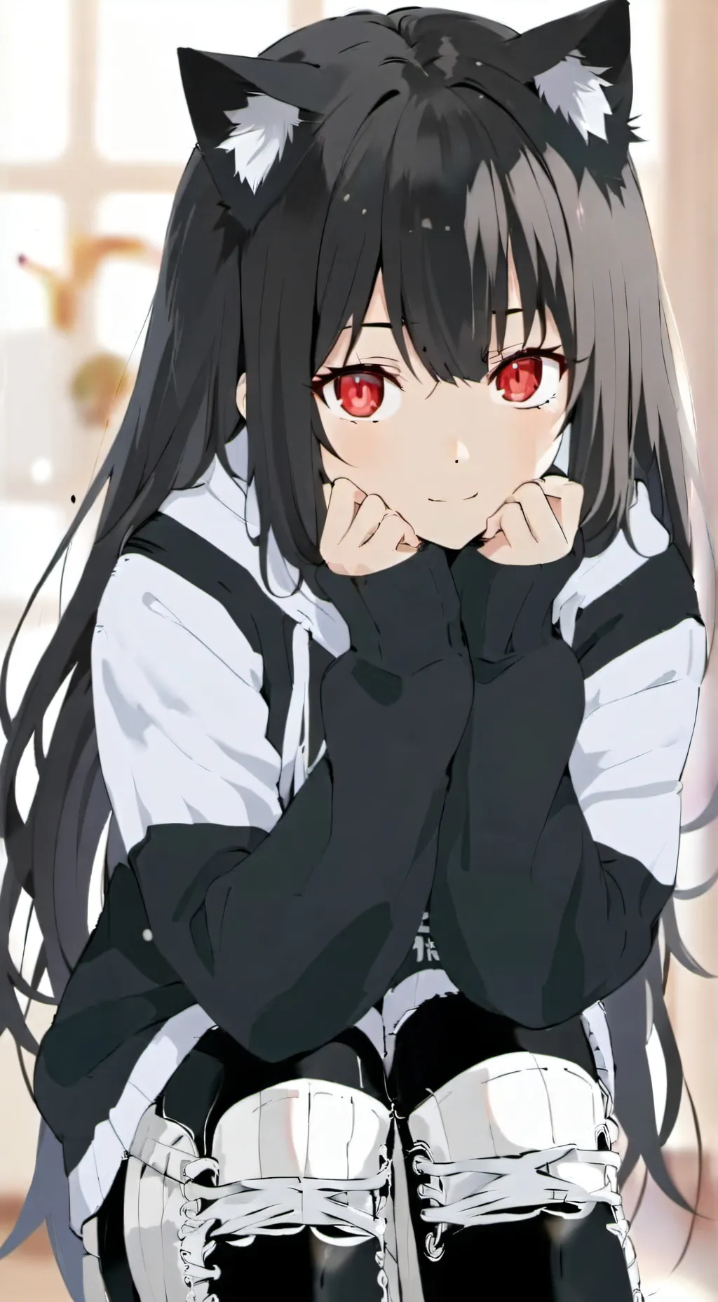ai character: linky the cat gf background