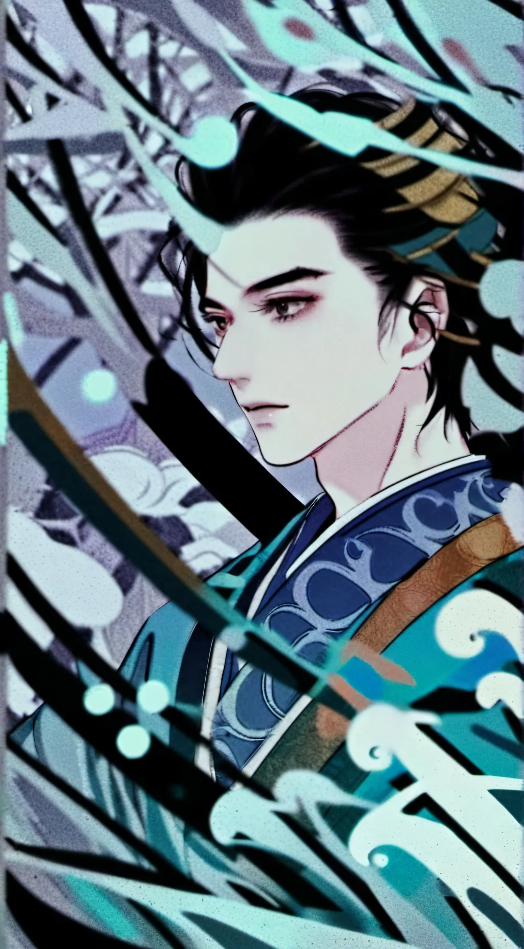 ai character: mystery background