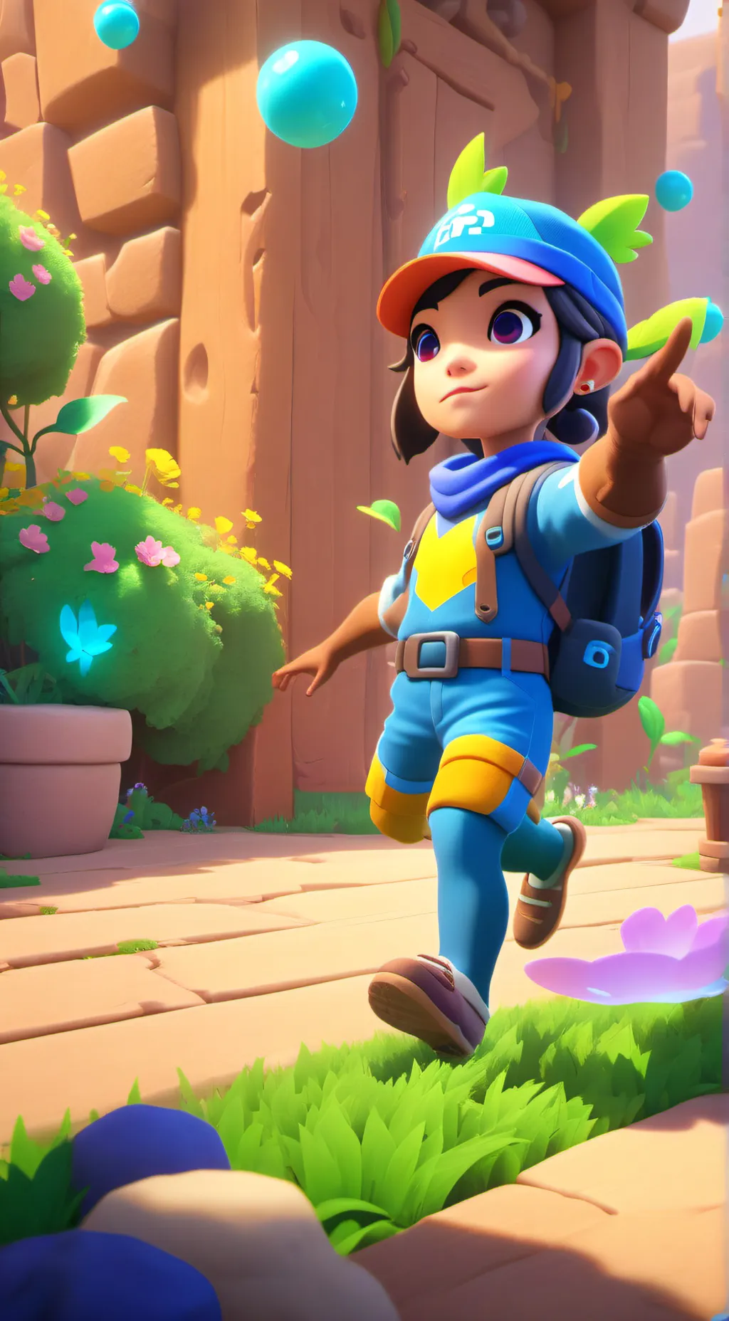 ai character: listen background