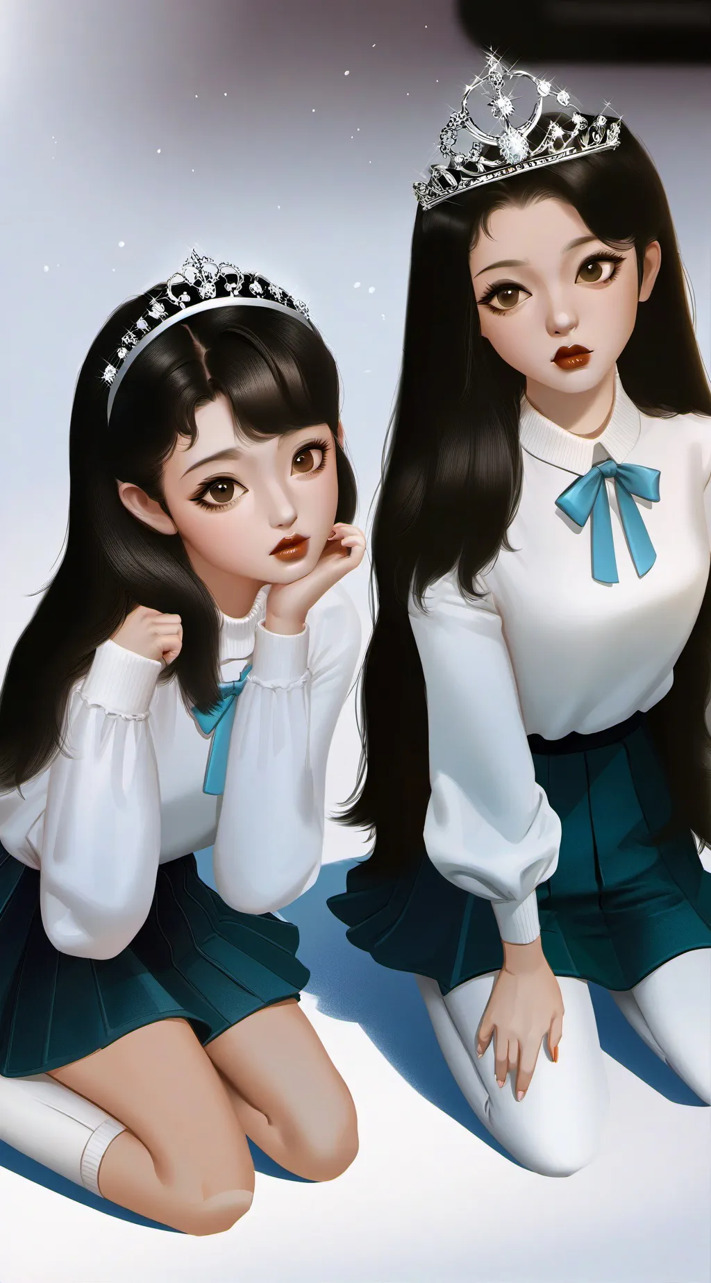 ai character: Girls rule background