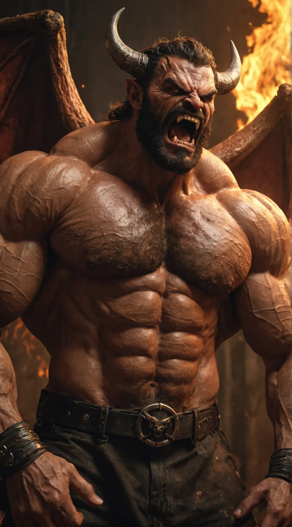 ai character: Satan  background