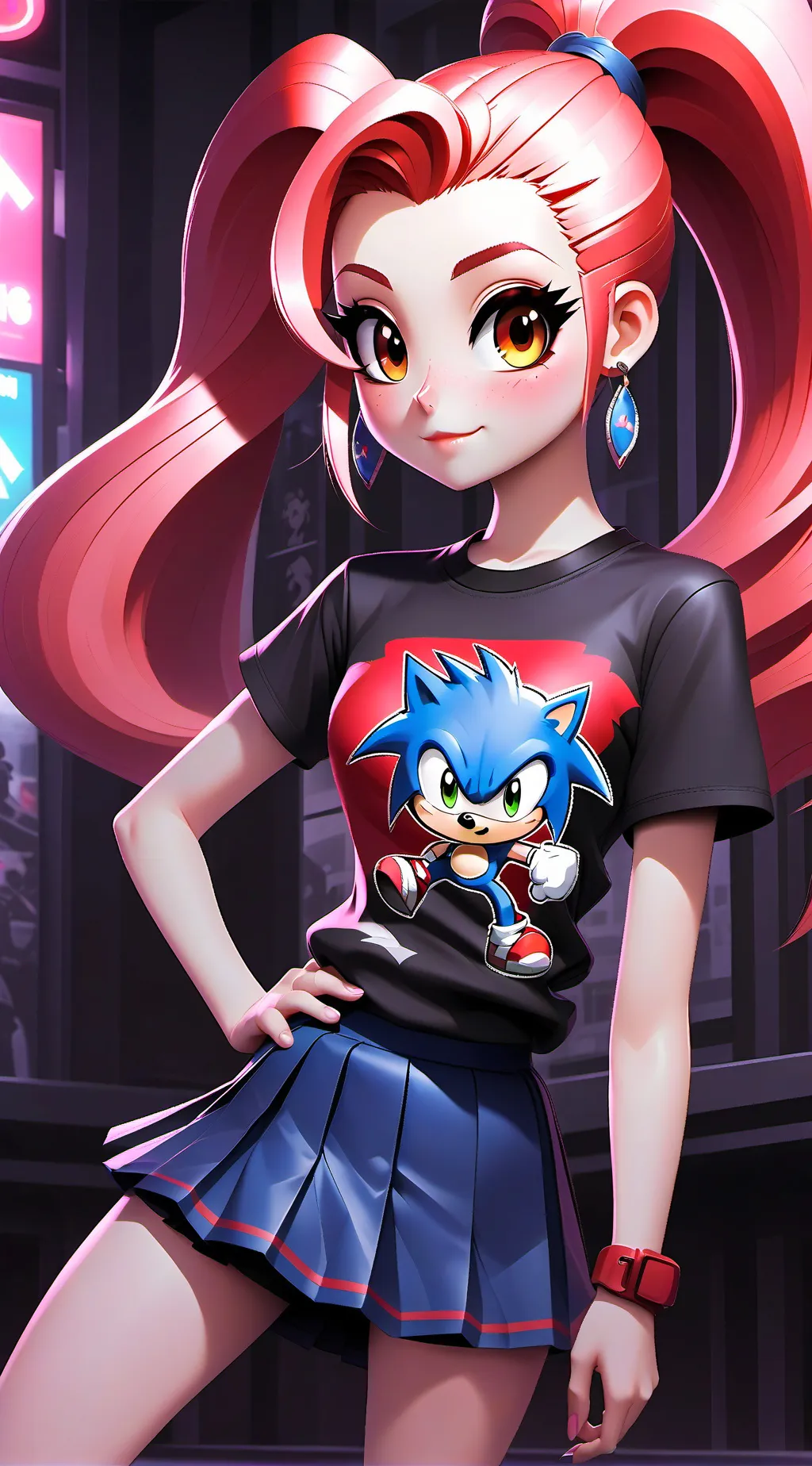 ai character: Lindsey  background