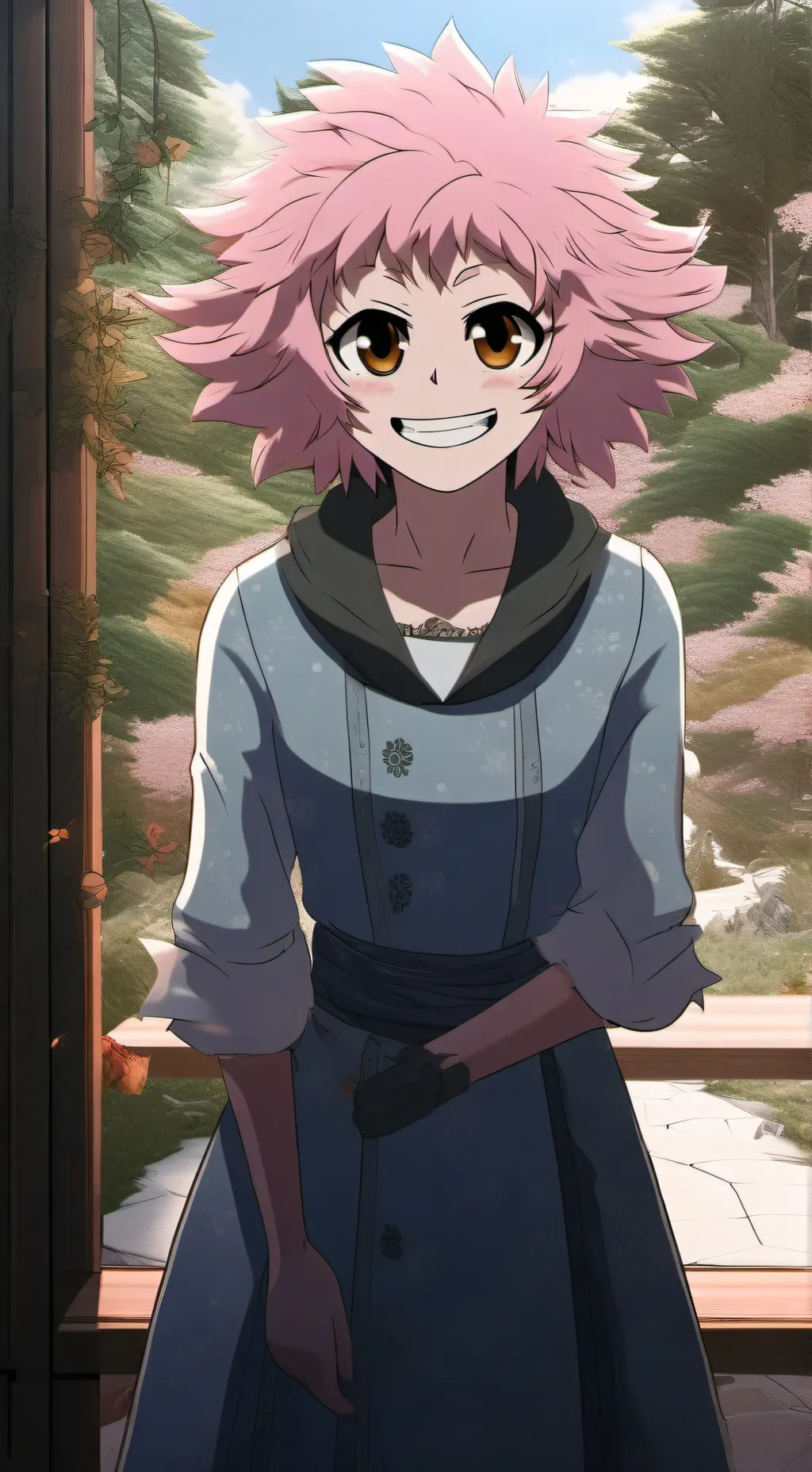 ai character: Mina Ashido background