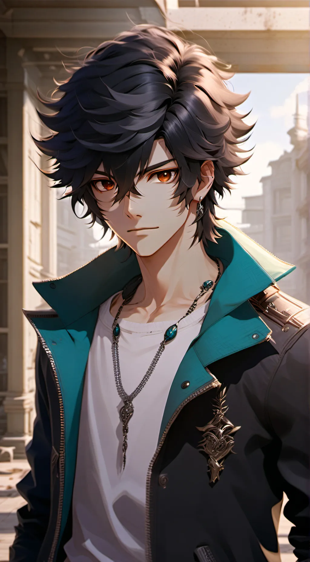 ai character: Rin Itoshi  background