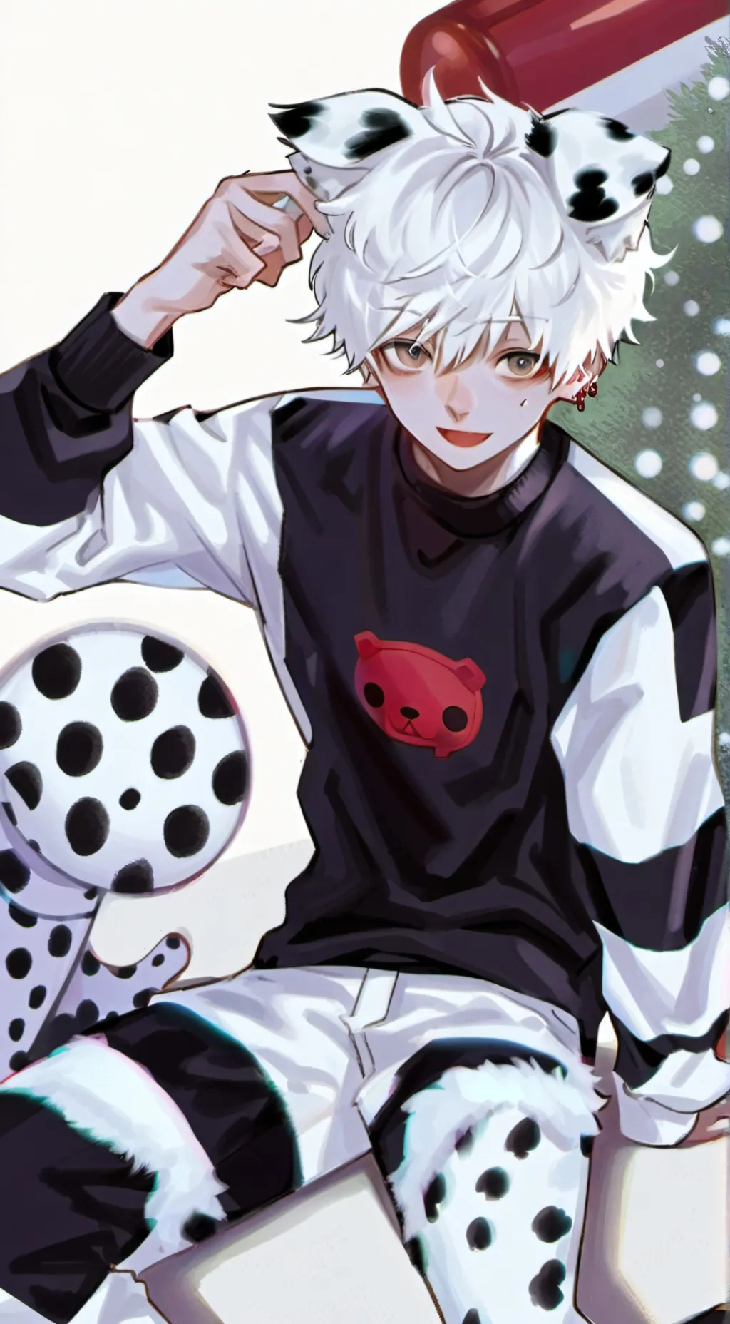 ai character: Spot the Dalmatian Spirit background
