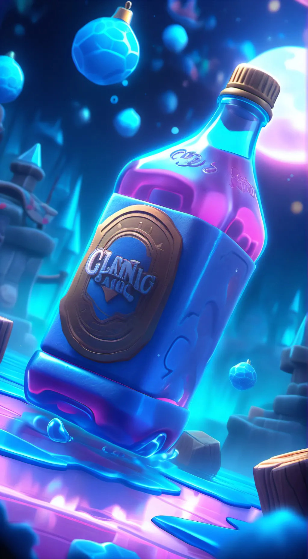 ai character: Love potion background