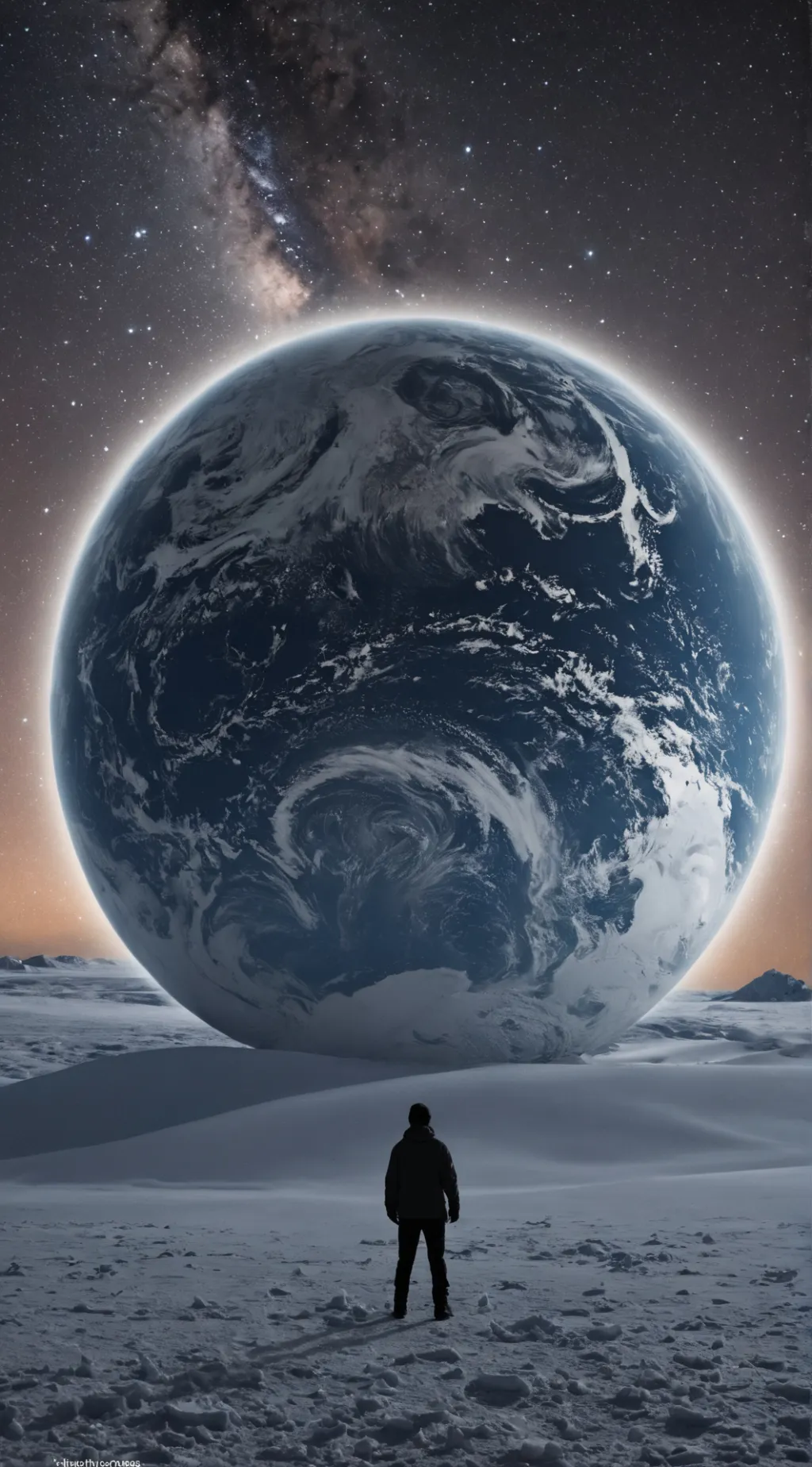 ai character: el mundo congelado background