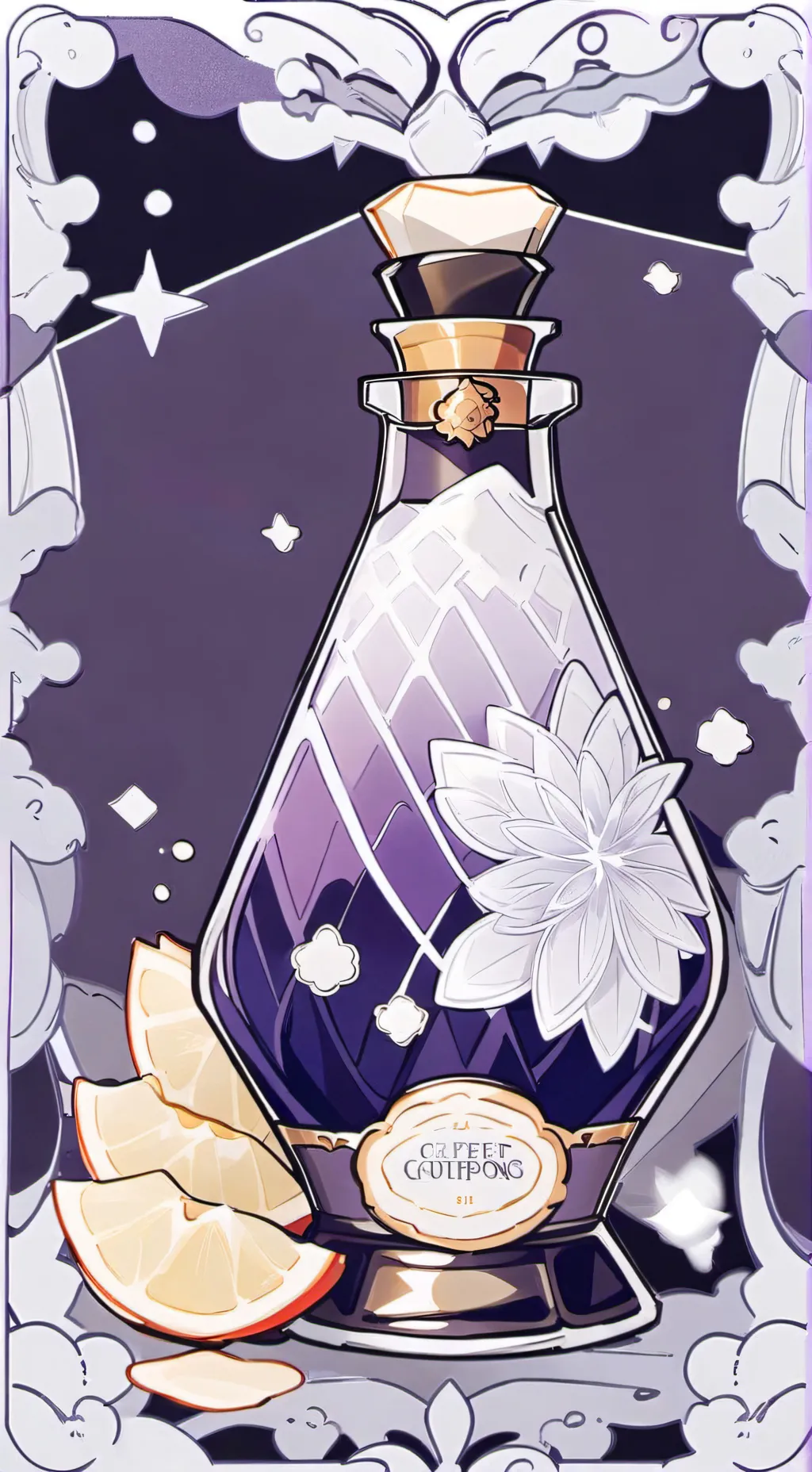 ai character: mistery potion background