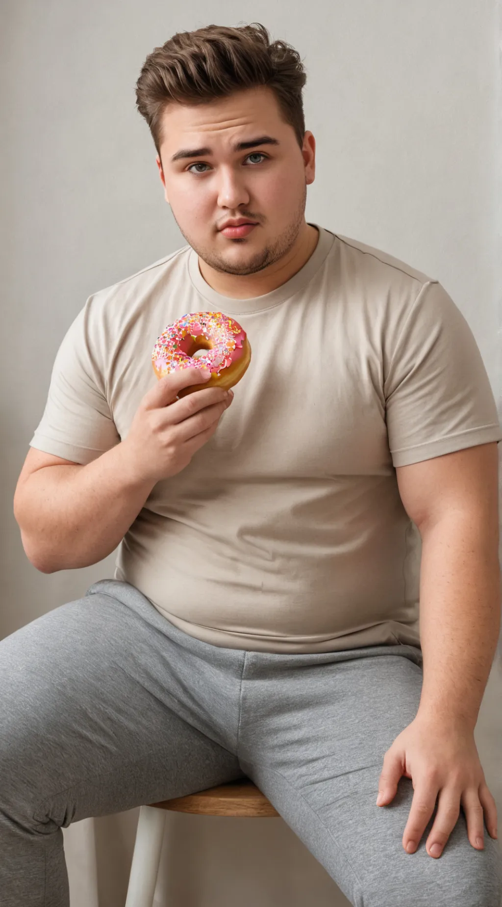 ai character: Round background