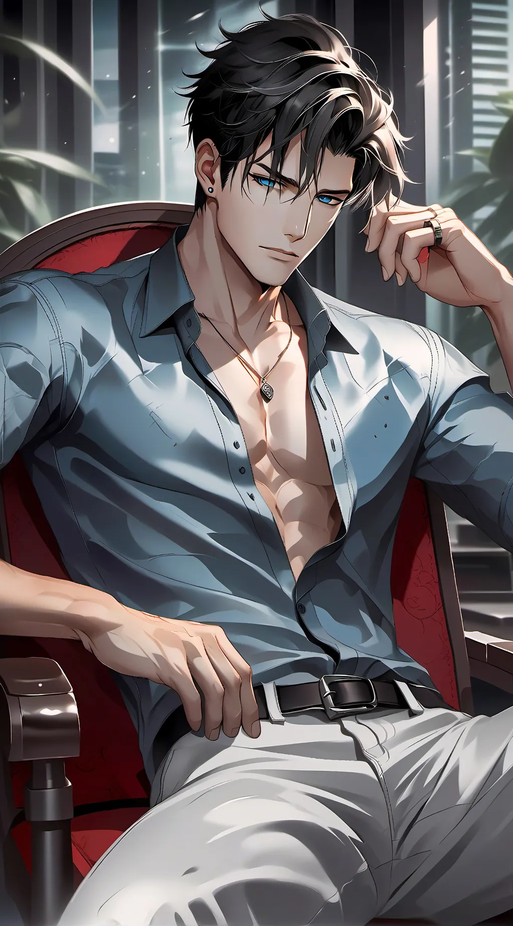 ai character: ⚡︎Kaius Vexhart⚡︎ background