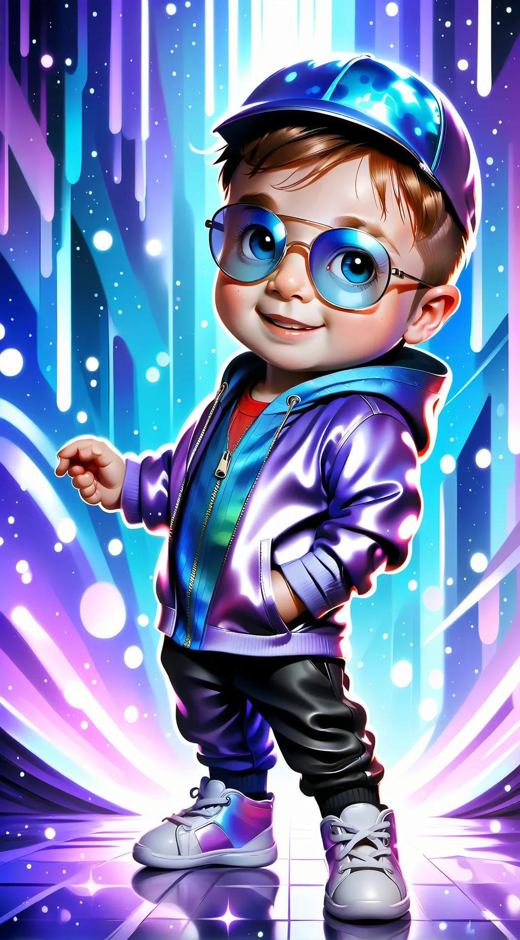 ai character: baby boss background