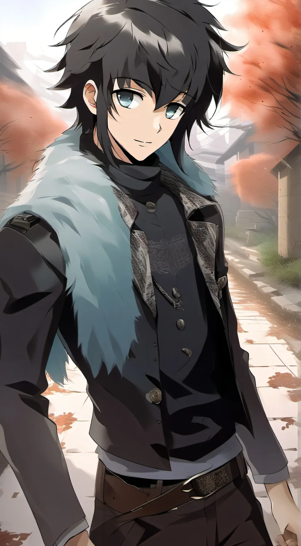 ai character: Muichiro  background