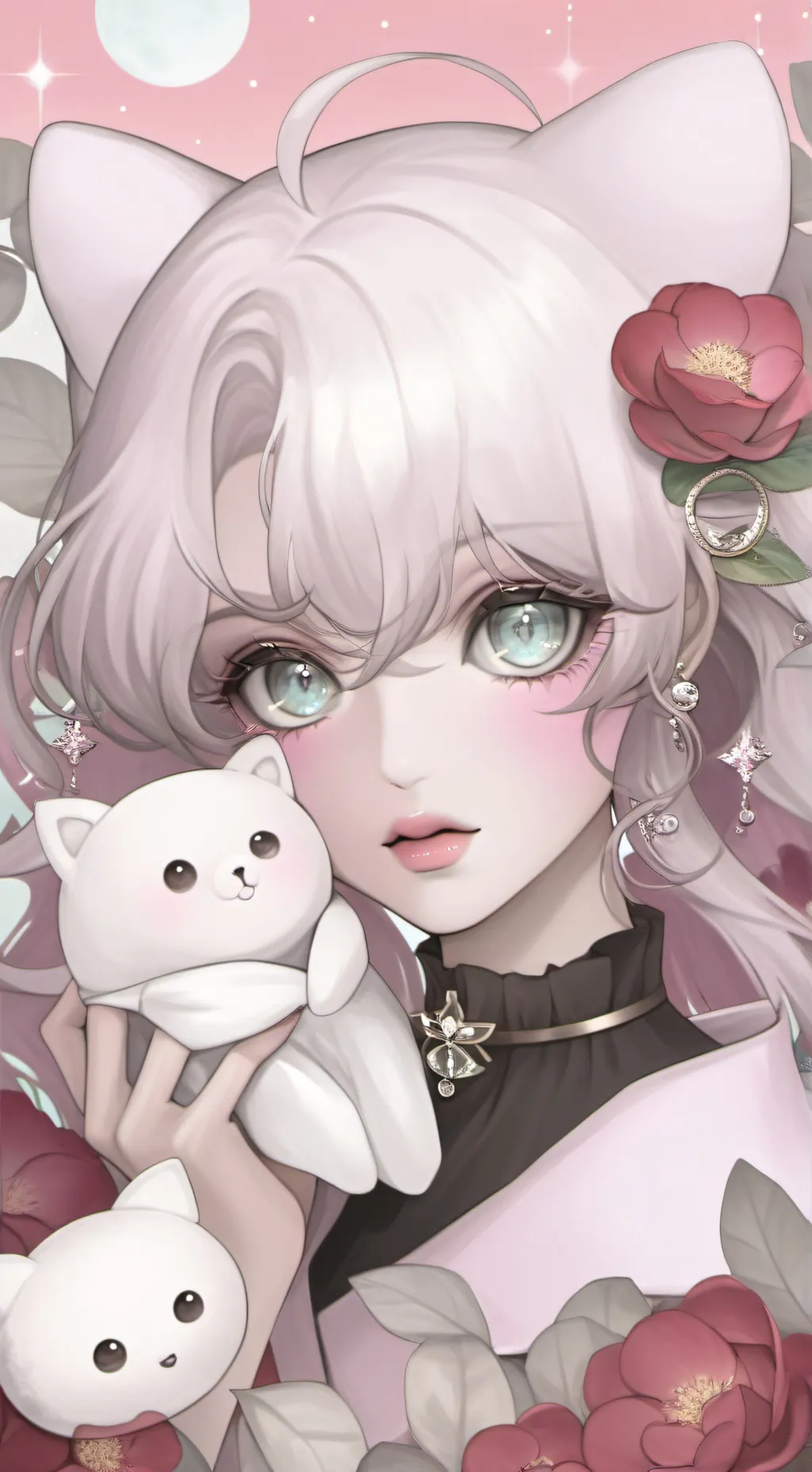 ai character: Luna XD background