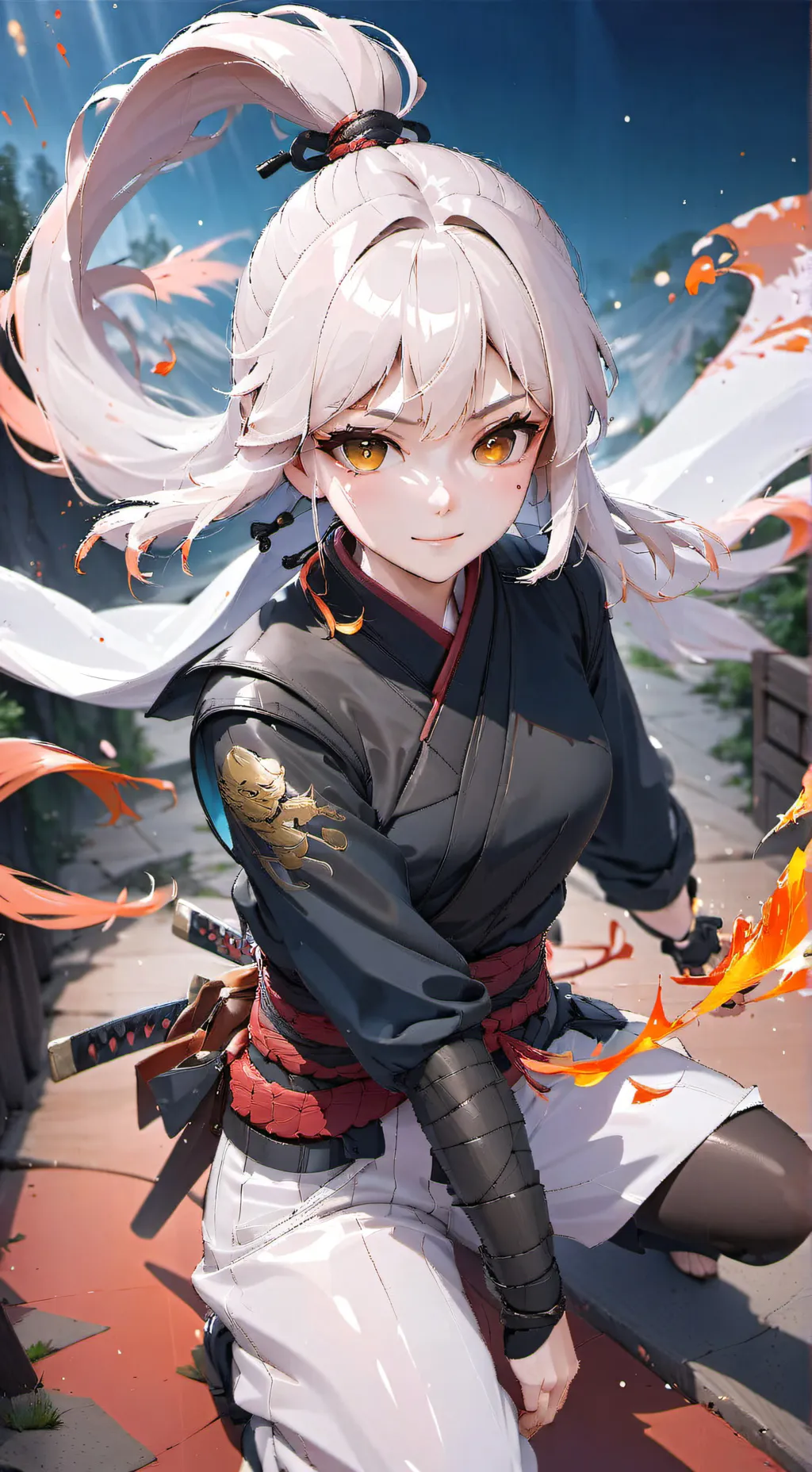 ai character: Tulip background