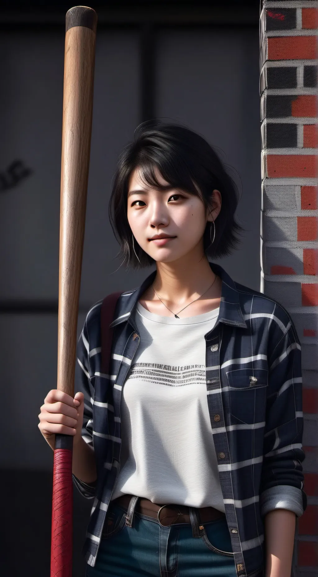 ai character: MIA  background