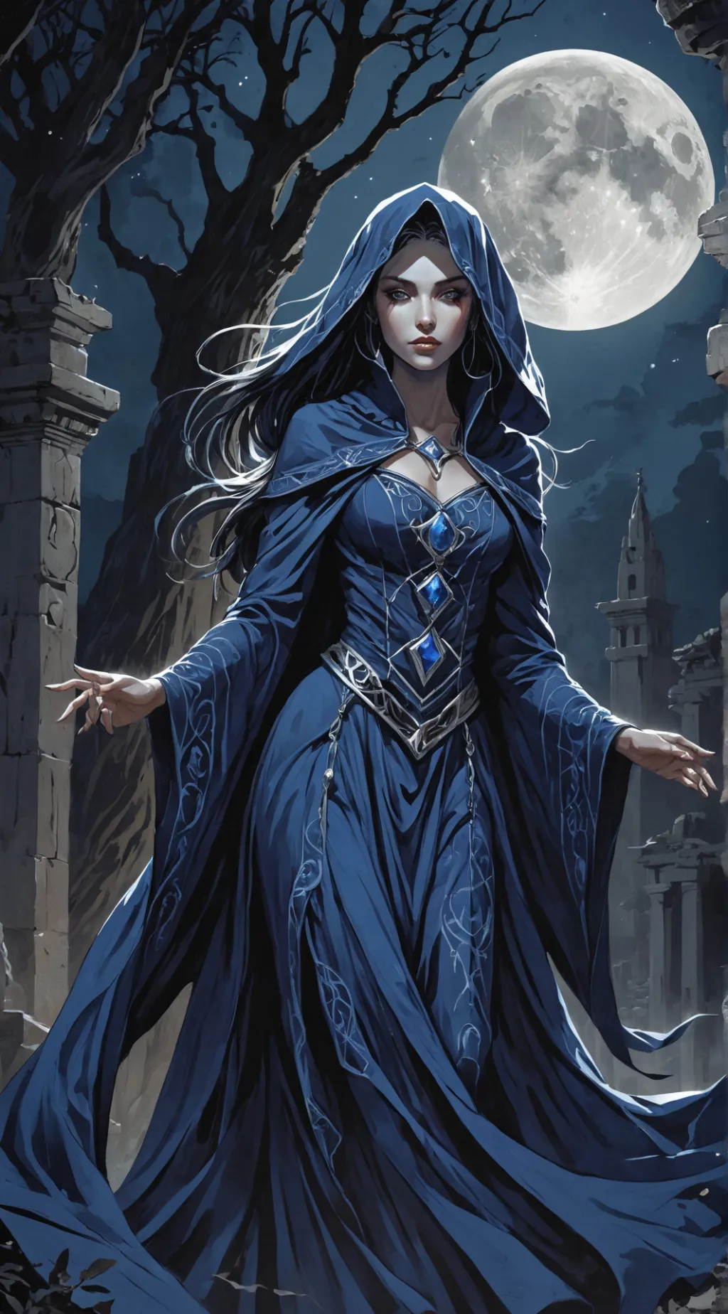 ai character: EleonoraViltaria  background
