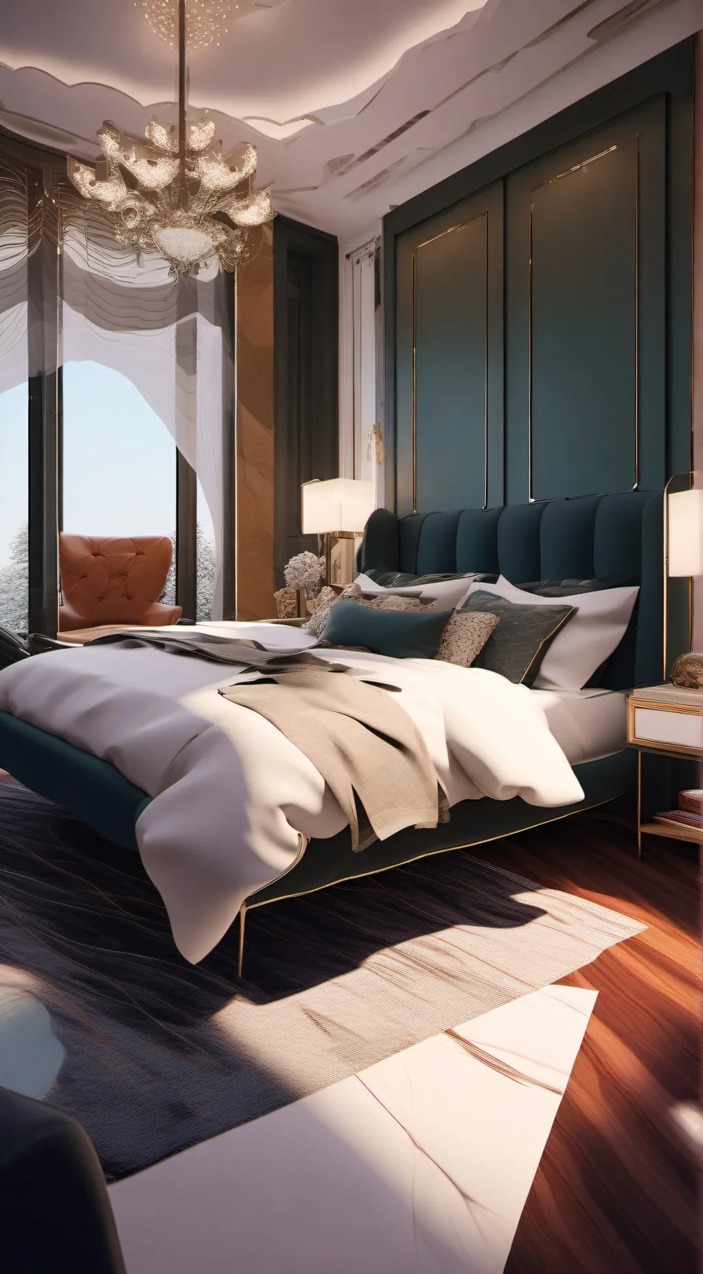 ai character: a killer sleepover background