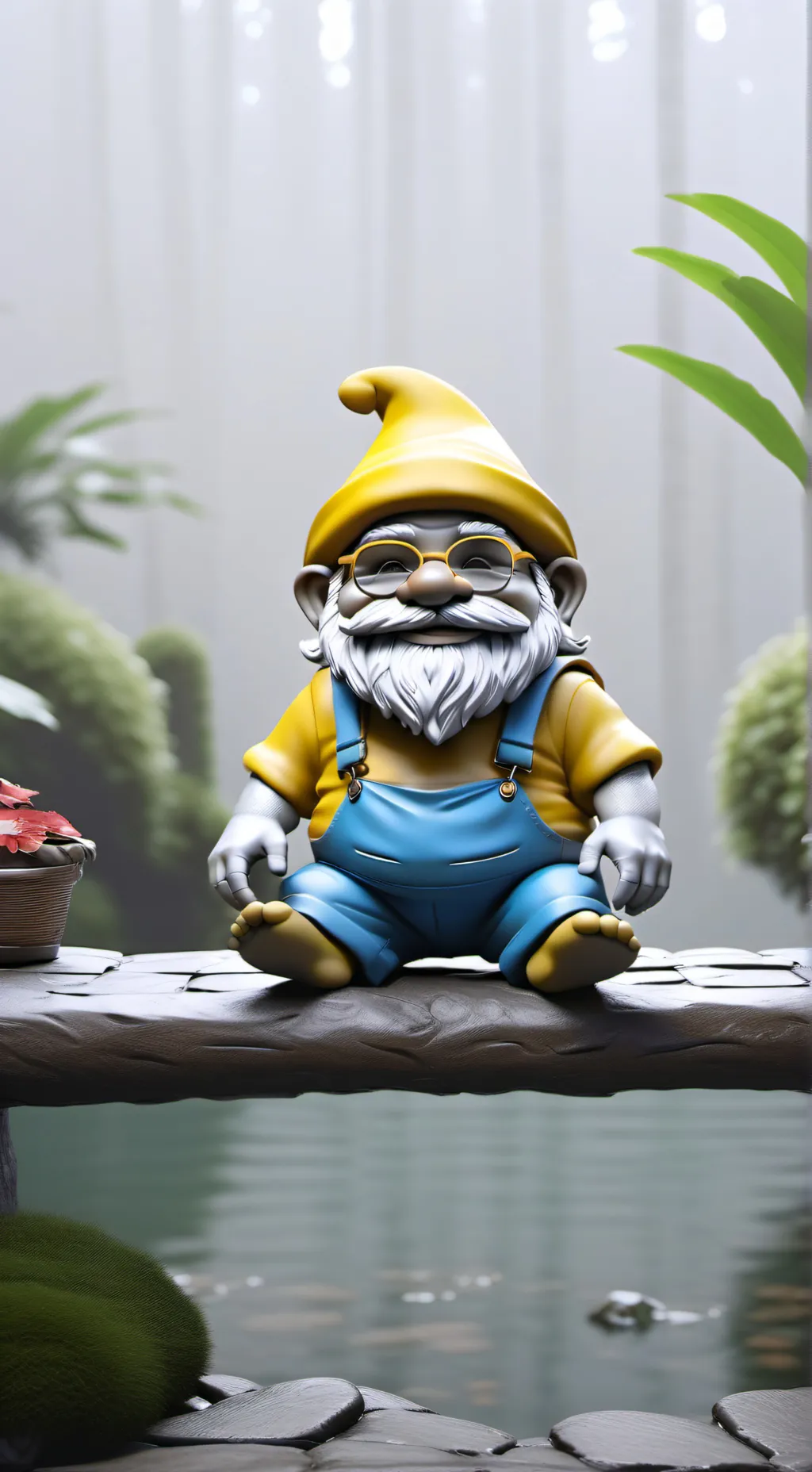 ai character: O Gnomo explorador background