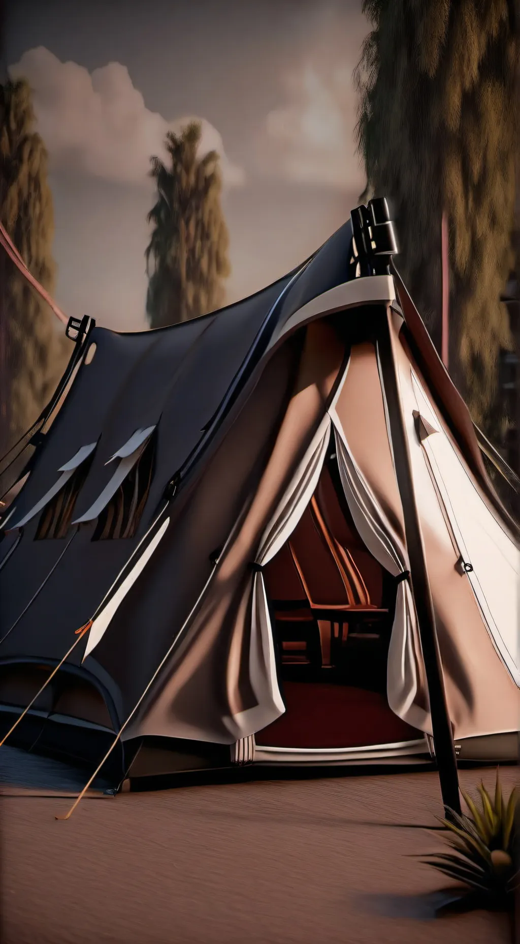 ai character: Ebersole camp  background