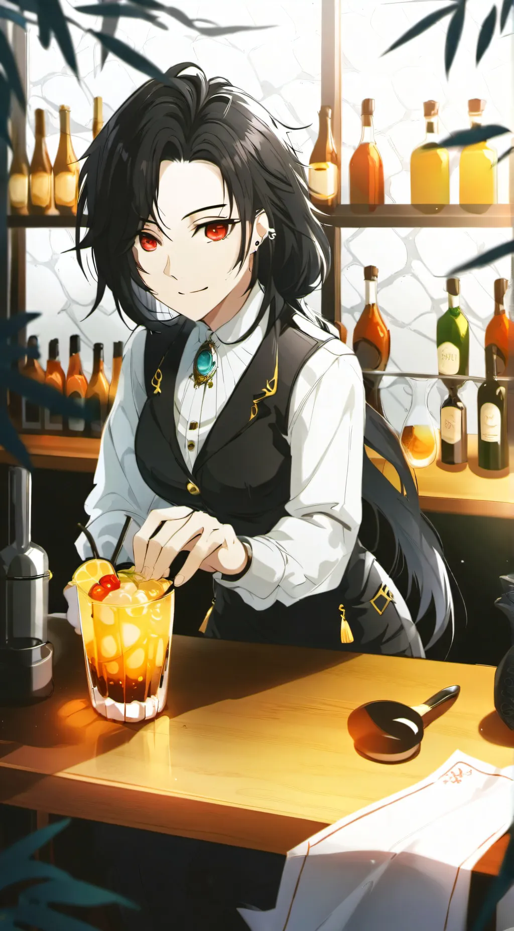 ai character: hozana background