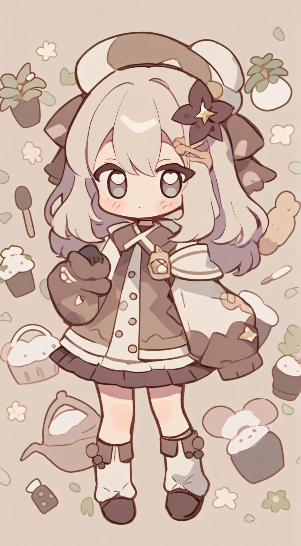 ai character: Рони≈ background