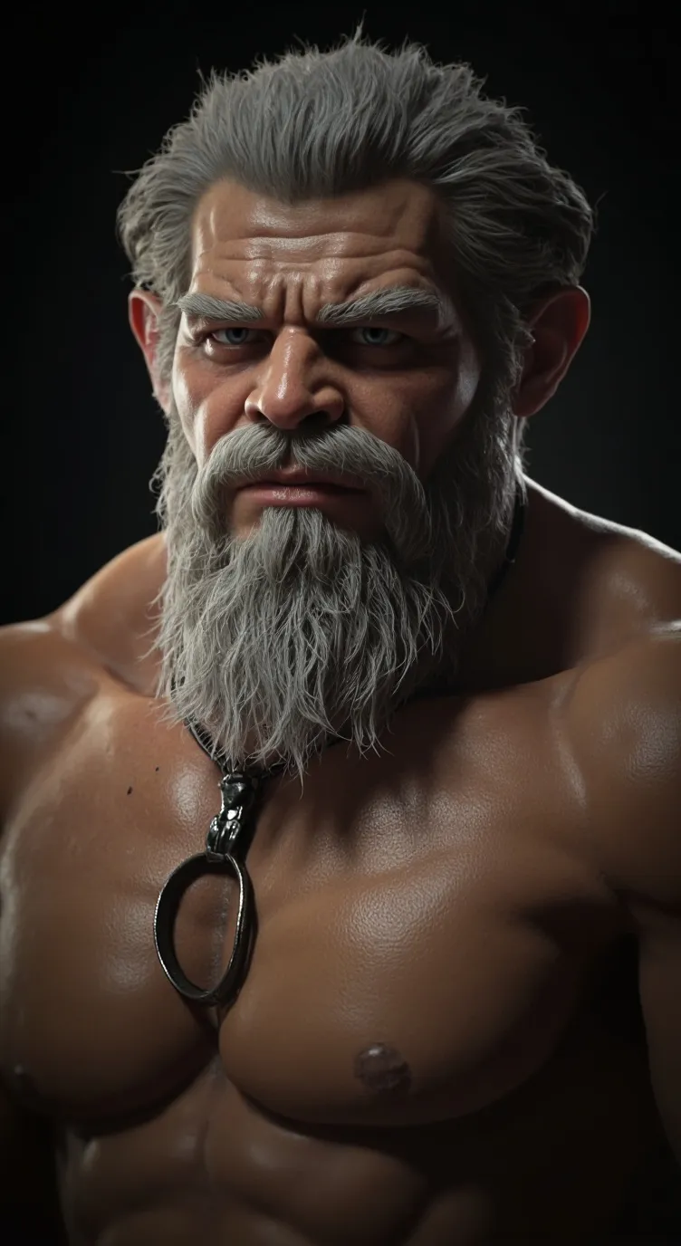 ai character: Poseidon background