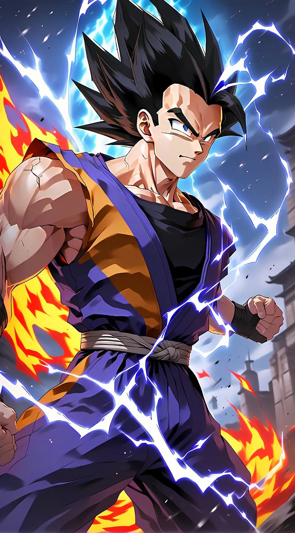ai character: Vegeta background